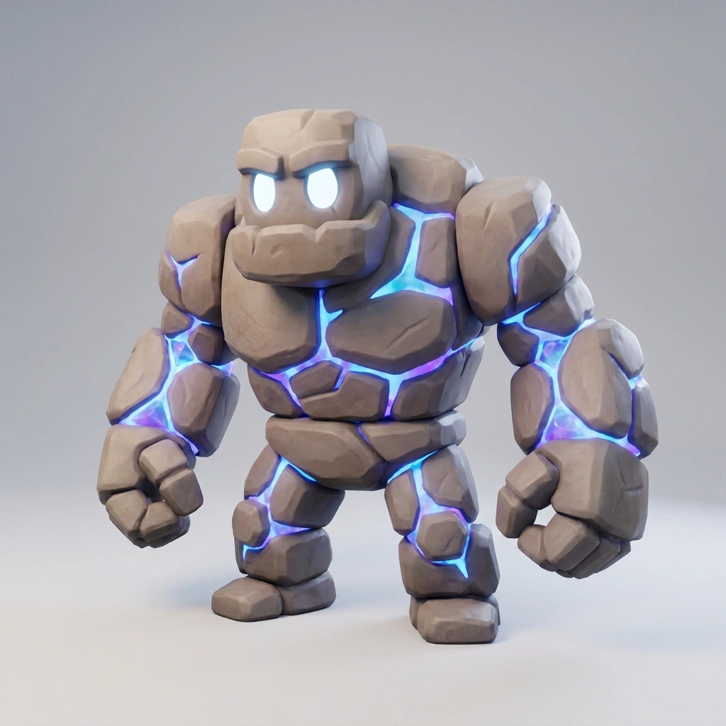 3D rendered Pokémon character